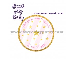 Twinkle Twinkle Little Star stickers,(004)